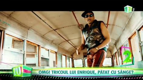 Tricoul purtat de Enrique Iglesias, la filmările videoclipului "Subeme la radio", a fost pătat cu sânge