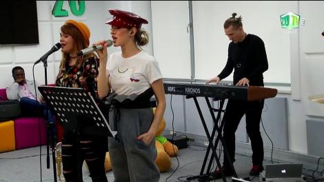 Lidia Buble, moment impresionant la Radio Zu. Vedeta a cântat ultimul său single: „Eu voi fi”