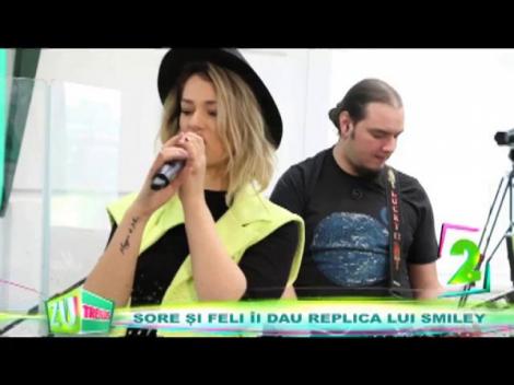 Sore și Feli &icirc;i dau replica lui Smiley &icirc;ntr-o piesă beton