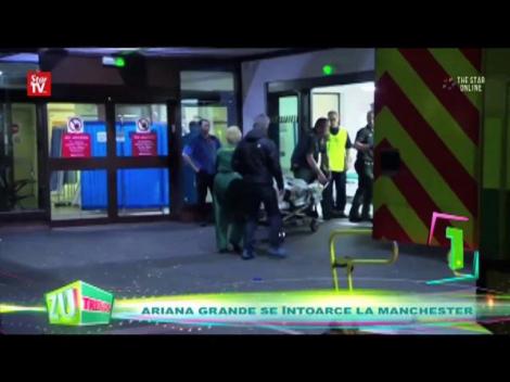 Gest de suflet! Ariana Grade se întoarce la Manchester și cântă pentru a ajuta familiile celor 22 de oameni morți în atentatul terorist