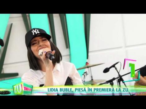 Lidia Buble a cântat o piesă în premieră la Morning ZU