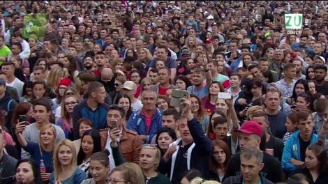 Moment inedit la FORZA ZU! „Deșteaptă-te, române!" a răsunat pe plaja Modern din Constanța și în sufletele oamenilor! FORZA ZU îi aduce pe români împreună