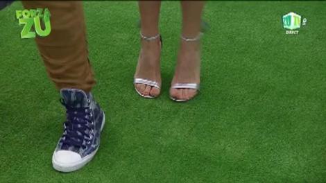 Alina Eremia, o adevărată apariție, la "Forza ZU". Popescu și Flick au rămas fără cuvinte: "M-a luat cu leșin"