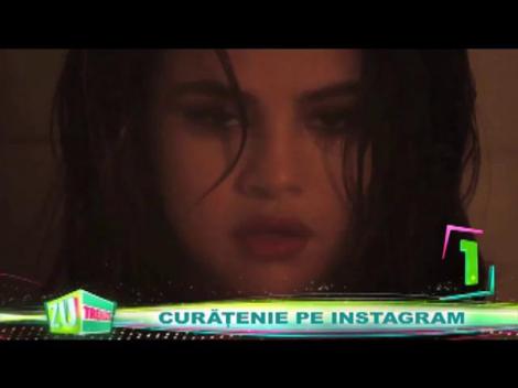 Selena a făcut curățenie pe Instagram