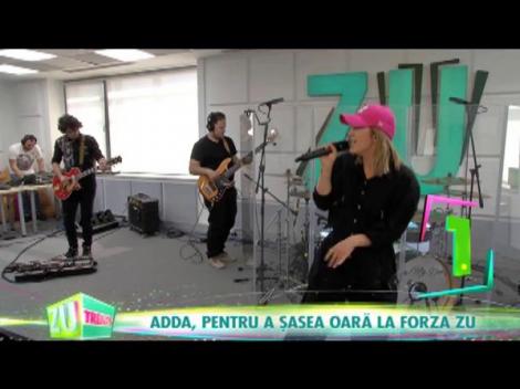 Adda a cântat vineri la Morning ZU