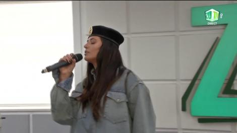 Antonia și-a făcut încălzirea pentru FORZA ZU! Cântare de zile mari: "Amya" s-a auzit, LIVE, la ZU și a sunat perfect