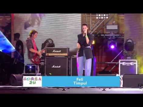 Feli, o viitoare mămică superbă și o artistă căreia nu ai ce să-i reproșezi! Piesa "Timpul" a adus un val de emoție la Forza ZU