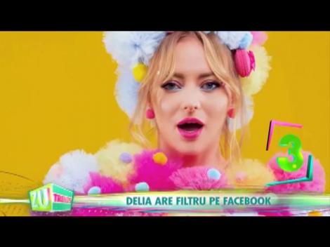 Delia are filtru pe Facebook