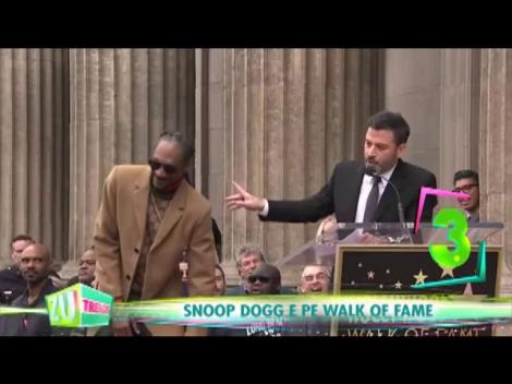 Snoop Dogg are stea pe Aleea Celebrităților