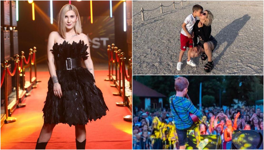 Adda, momente emoționante în timpul concertului. Fiul ei a urcat pe ...